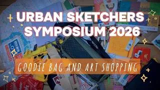 Thumbnail: Urban Sketchers Symposium 2026 goodie bag unboxing