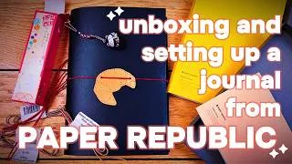 Thumbnail: Unboxing and setting up a Grand Voyageur leather journal watercolour set from PAPER REPUBLIC