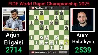 Thumbnail: Arjun Erigaisi vs Aram Hakobyan   fide World rapid championship #arjunerigaisi  #chess #channel
