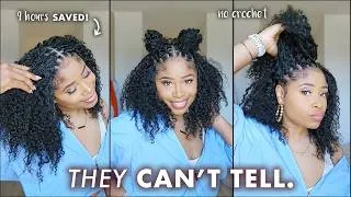Thumbnail: This Boho Braid Hack Saved Me 4+ Hours! 🙌🏽 (DIY full head braids install) ft Ywigs