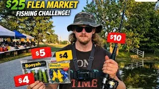 Thumbnail: $25 FLEA MARKET FISHING CHALLENGE! 