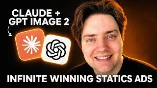 Thumbnail: Claude + GPT Image 2 = Infinite Winning Static Ads