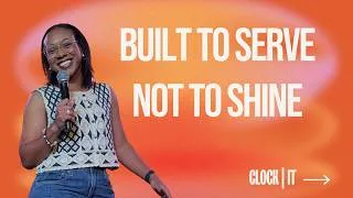 Thumbnail: Built to serve💁, not to shine ✨