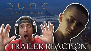 Thumbnail: READER’S REACTION - Dune: Part III Trailer Reaction | Book Reader's First Thoughts (Spoiler-Free)