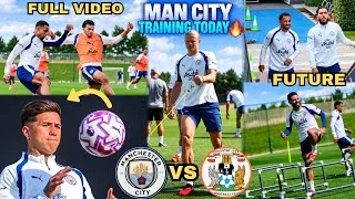 Thumbnail: 🔵⚽FULL TRAINING ENDED TODAY 🔥 MANCHESTER CITY🆚 COVENTRY  ALLAN,NDIAYE, HAALAND, ELLIOTT, FERNANDEZ 🔥