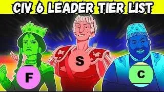 Thumbnail: Civ 6 Leader Tier List | 2026