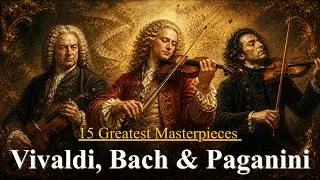 Thumbnail: Vivaldi, Bach & Paganini 🎻 Their 15 Greatest Classical Masterpieces