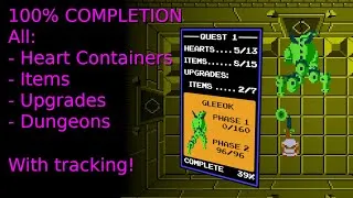 Thumbnail: The Legend of Zelda (NES) Quest 1 - 100% ALL Items, Dungeon Exploration, Upgrades