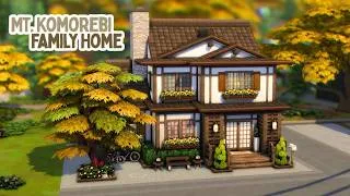 Thumbnail: Cozy Mt. Komorebi Family Home🍵The Sims 4 Speed Build || No CC