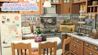Thumbnail: Grandma Raising Opposite Twin Granddaughters || The Sims 4 Apartment Speed Build || No CC