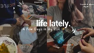 Thumbnail: Life Lately 🌿 | Few Peaceful Days | Aesthetic  | Calm ♡ྀི Cooking 🥘𓇋₊˚ Short  Spiritual Trip ࿔ ✈︎ *･