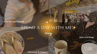 Thumbnail: Spend a Day with me Vlog ✨ Real | Cozy 🛋️𐙚 | Cooking ♨ | Slow Mornings | Outing | Unboxing & more 