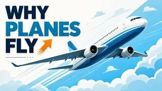 Thumbnail: How Airplanes Actually Stay in the Air — Explained Simply 🛫