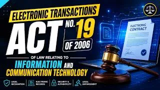 Thumbnail: 🎓 ICT Law Series | Part 2 | Electronic Transactions Act