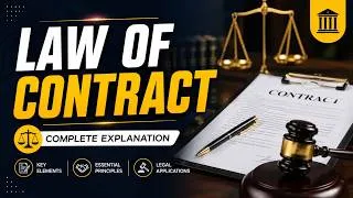 Thumbnail: Law of Contract Made Easy | Complete Guide for Exams & Assignments 📚