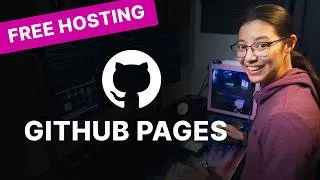 Thumbnail: Host your website for free with GitHub Pages | Beginners Tutorial