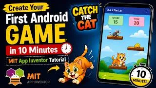 Thumbnail: Create Your First Android Game in 10 Minutes | MIT App Inventor Tutorial