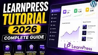 Thumbnail: Best Free WordPress LMS Plugin? LearnPress Full Tutorial & Review