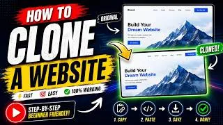 Thumbnail: How To Clone Any Website in Minutes (Full Tutorial)