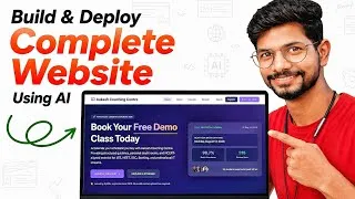 Thumbnail: Build & Deploy Full Stack Website Using AI | Google AI Studio + Supabase + Hostinger