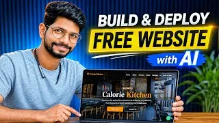 Thumbnail: How to Build Any Business Website for Free Using AI + Free Hosting (100% FREE)
