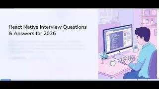 Thumbnail: React Native Interview Questions & Answers 2026 | Beginner to Pro Guide | PART 1