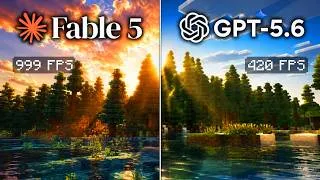 Thumbnail: Fable 5 vs GPT 5.6 Make Shaders From Scratch