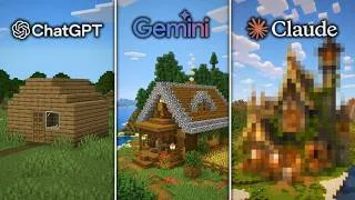 Thumbnail: Which AI Can Build the BEST Minecraft Base?