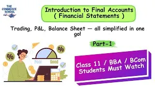 Thumbnail: Final Accounts Chapter in Simple Words | Full Concept + Format Explained