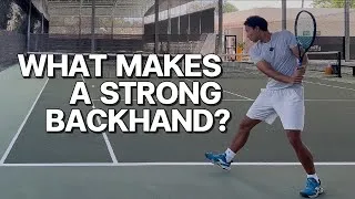 Thumbnail: Tennis Lesson | Strong Backhand