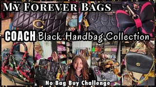 Thumbnail: No More Bag Unboxing?! Coach Black Bag Collection 🖤 I Got Rid Of Bags But These Are Staying! 