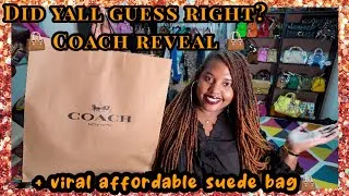 Thumbnail: I FINALLY Gave This Coach Bag A Chance! 👜 and I Got The Viral Walmart Suede Bag?! 