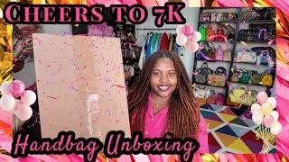 Thumbnail: Handbag Double Unboxing 👜💐✨ What I Got Myself For Reaching 7K! Gotta Keep it 💯