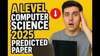 Thumbnail: 2025 A Level Computer Science Predicted Paper – Must Watch!