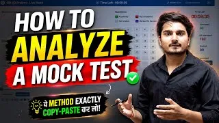 Thumbnail: How to Analyse Mock Test? Step by Step Approach | Right, Wrong & Unattempted Detailed Analysis