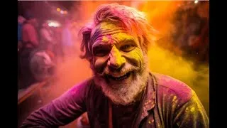 Thumbnail: Mathura Holi 2025 | Craziest Holi Experience