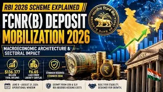 Thumbnail: FCNR(B) Deposits 2026 Explained | RBI Swap Facility, ICICI Bank, SBI & HDFC Bank