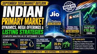 Thumbnail: SHOCKING SEPTEMBER 2026: ₹70,000 Crore IPO Wave Is Coming! Jio + NSE + Top IPOs