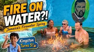 Thumbnail: We Experienced Jamaica’s Firewater Spring! 😳🔥🇯🇲 | Kingston Turns 5 🎉
