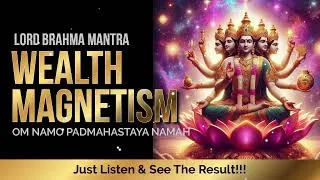 Thumbnail: Lord Brahma Mantra Wealth Magnetism | Om Namo Padmahastaya Namah 四面佛經文