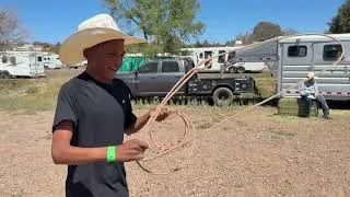 Thumbnail: The boys vs. the goats 🐐 (goat roping)