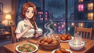 Thumbnail: Cozy Solo Living in the Rain | Home Cooking, Movie Night & Rainy Night Market ☔🎬