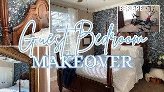 Thumbnail: From Work Out Room to Guest Bedroom | DIY Wallpaper | Guest Bedroom Decor | The Craf-T Home