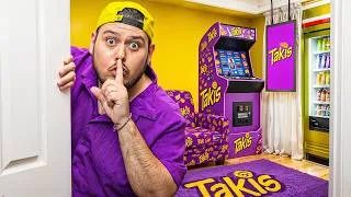 Thumbnail: We Built a SECRET TAKIS ROOM