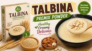 Thumbnail: TALBINA PREMIX POWDER Recipe | HEALTHY BARLEY MIX | SUNNAH SUPER FOOD | EASY HOME MADE TALBINA