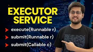 Thumbnail: Java ExecutorService Complete Guide | execute vs submit | Runnable vs Callable | Future