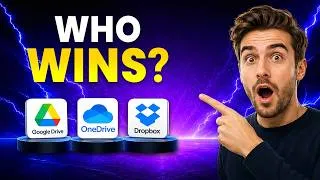 Thumbnail: Google Drive vs OneDrive vs Dropbox | Best Cloud Storage 2026 (Who Wins?)