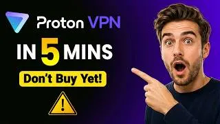 Thumbnail: Proton VPN Review in 5 Mins: Don't Use Until You Watch This! (2026)