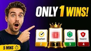 Thumbnail: Best Antivirus 2026 in 5 Mins | Ranked Worst to Best (Only 1 is S Tier)