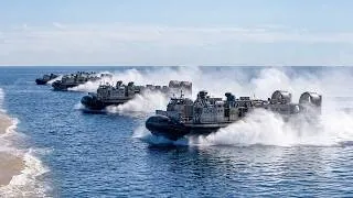 Thumbnail: US Navy's Feared LCACs in Action During an Intense Beach Landing